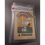 snoopy peanuts ezlink card