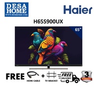 Haier 4K QLED UHD LED Google TV (65") [Free HDMI Cable & TV Bracket] H65S900UX