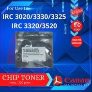 Canon IRC Color Toner Chips 3020, 3330, 3325, 3320, 3520