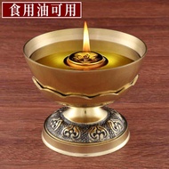 Shengfan Pure Copper Oil Lamp for Buddha Worship Buddha Lamp and Worship Lamp Buddha's Sanctuary Lamp Liquid Butter Lamp
