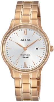 นาฬิกาข้อมือผู้หญิง ALBA Quartz  รุ่น AH7N80X1 สีโรสโกล์ด ขนาดตัวเรือน 30 มม. AH7197X1 สีดำ ขนาดตัวเ