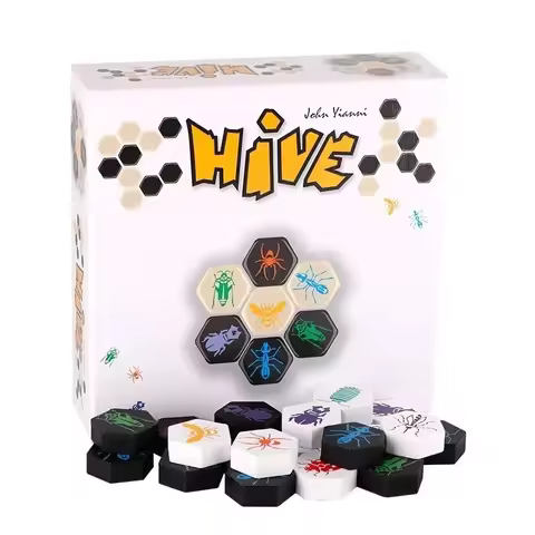 Hive Board Game 2 Player Family Fun Strategy Travel Party Entertainment Game