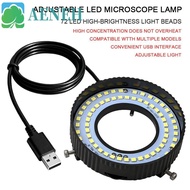 AENEH Microscope Lamp, Adjustable Brightne White LED Microscope LED Light, Fill Light USB Powered Bo