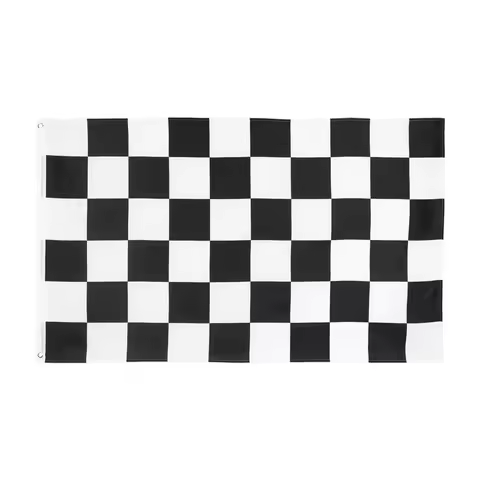3x5fts 90x150cm Black White Square Car Racing Checkered Flag