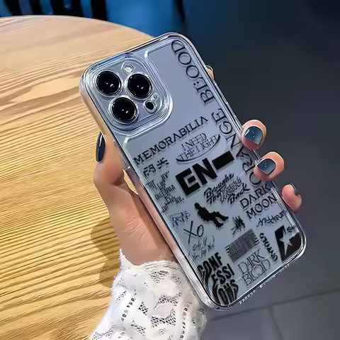 Korean Singer Full Screen English Phone Case For iPhone 17 16 15 11 12 14 13 Pro Max Mini X XS XR 7 