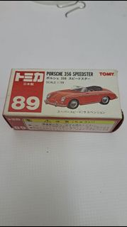 日本製 Tomica No.89 Porsche 356 Speedster（保時捷 356 開篷跑車）