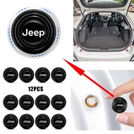 Car Door Shock Absorber Buffer Protective Stickers Soundproof Rubber Pads Accessories Jeep Renegade 