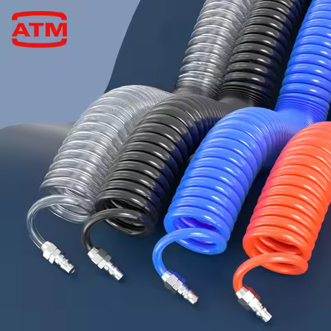 Pneumatic Tools Hose Air Pneumatic Hose Spiral Pipe Air Compressor Hose Long Pneumatic Hose Air Comp