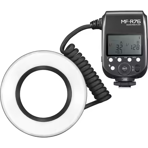 Godox MF-R76 RING76 5000K Macro LED Ring Light Speedlite Flash Light for Sony for Canon ·for Nikon 5