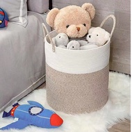 1pc 58L Large Foldable Laundry Basket With Handle, Soft Storage Bin For Bedroom, Living Room, Kids T