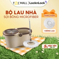 Compact Spin Mop LocknLock hand-rotated Mop set - ETM466- T2CMALL