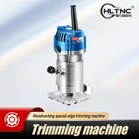 350W/550W 220V Electric Trimmer Wood Milling 30000RPM Trimming Engraving Slotting Machine Versatile 