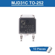 10pcs MJD31C TO-252 100V/3A NPN Transistor New Original