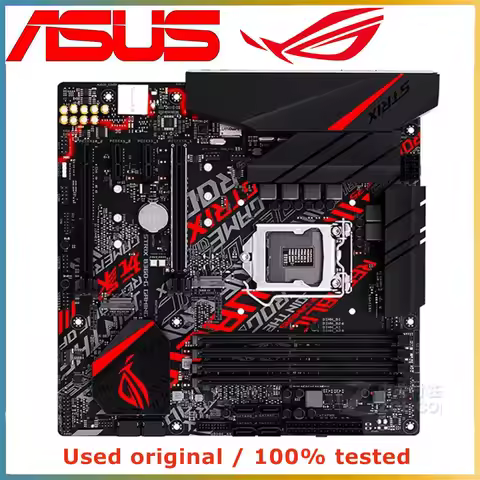 For ASUS ROG STRIX B360-G GAMING 2*M.2 DVI HDMI LGA 1151 DDR4 64GB Micro ATX B360 Motherboard