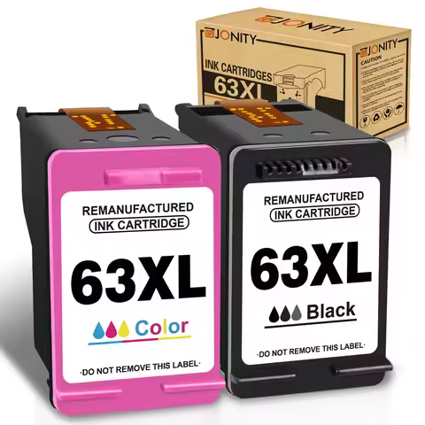 ALIZEO 63XL Cartridge Compatible For HP 63 Ink Cartridge Deskjet 2130 2131 3630 4250 5230 5232 5255 