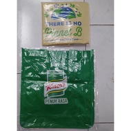 Mamee blue & Knorr green original authentic quality goodie bag eco bag Reusable Shopping Marchant To