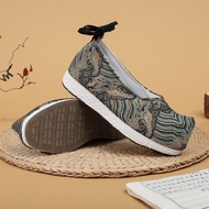 Retro Ethnic Style Cloth Shoes Men's Ancient Costume Shoes Ancient Style Arch Shoes Opera Single Sho