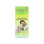 Disudrin Phenylephrine HCI+Chlorphenamine Maleate 5mg/1mg per 5ml 120mL Syrup Fruit Flavor