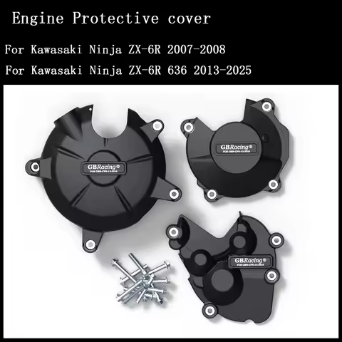 ZX-6R Motocross Accessorie Engine Cover Protection Case For Kawasaki ZX6R ZX-6R ZX636 2007-2023 2024