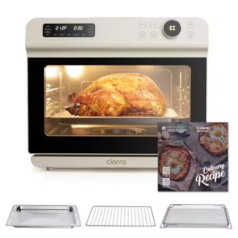 12-in-1 Countertop Steam Oven with Air Fryer, 25.4QT Steam Air Fryer Combo Nosh Oven Pro - Convectio