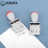 KIKIFA Digital Date Wheel Stamp, Adjustable Vintage Self-Inking Rubber Date Stamp, Multifunctional C