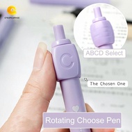 CREAMCANVAS​ 2PCS Rotating Choose Pen, Novelty Fun Rotating Answer Pen, Interesting ABCD Select Writ