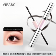 VIPABC Barbell Double Head Eye Mascara VIPABC 杠铃双头睫毛膏 Waterproof Fiber With Long Roll And No Smudgin