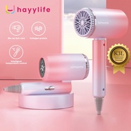 Hayylife Travel Hair Dryer Portable 800 W Ionic Hair Dryer