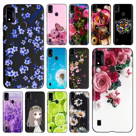 For ZTE Blade A51 Case Fashion Flower Silicone TPU Soft Cover For ZTE Blade A51 2020 A 51 BladeA51 C