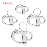 [Lohobby]  Stainless Steel Swivel Shackle  Chain Eye Shackle Swivel Snap Hook Sailing Boat Ring
