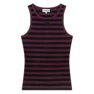 GANNI Women's Soft Cotton Rib Tank Top 600077176