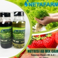 Pupuk AB Mix Cair NETAFARM - Sayuran Daun 100ml Stock A dan B (SKU NF)