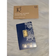 PAMP Suisse Lady Fortuna 5 gram 999.9 Gold Bar with Veriscan®