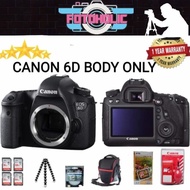 garansi canon eos 6d body only/6d bo/kamera canon 6d body only / canon