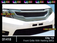 B1418 Honda City 2013 Fiber Front Grille With Netting (Mugen) Body kit Bodykit