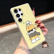 Cute Cat 2 in1 Matte Phone Case For Realme C63 C61 india C55 C53 C51 C51S C35 C33 C33S C31 C30 C30S 