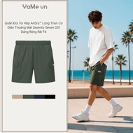 Shorts Men's AirDryTM Box Bag with Elastic Waist Cool Seventy Seven 031 Loose Fit F4 23289 |YaMe|