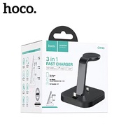 (Hoco ของแท้ ) CW43 แท่นชาร์จ 3in1 รองรับ Watch 8 และก่อนหน้า Wireless Charger แท่นชาร์จแบบไร้สายได้