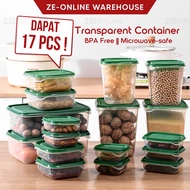 17pcs BPA Free Microwave-safe Multipurpose Food Container / Lunch Box, Tupperware