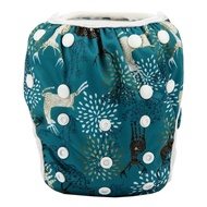 [Sigzagor] LARGE Big Baby Swim Diaper Nappy Swimsuit Swimwear One Size Nappy Reusable Girl Boy Toddl