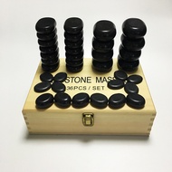 หินร้อน hot stone massage 33 pcs/set
