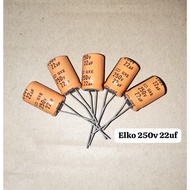 5Pcs Elko 250v 22uf Original