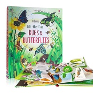 Usborne หนังสือ Lift-The-Flap Bugs Buterflies Hardcover Board Book 3D Flap Book English Childrens Educational Books Reading Materials Learning Book for Kids Toddler Birthday Gift หนังสือเด็ก  หนังสือเด็กภาษาอังกฤษ  หนังสือแบบหัดอ่านภาษาอังกฤษ