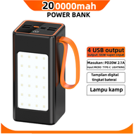 ✨【100% original】 power bank robot 20000mah 50000mah 80000mah 1000000 mah 150000mah 180000mah 200000mah power bank terbaik 2023  asli original power bank mini charger cepat charger hp kepala charger powerbank