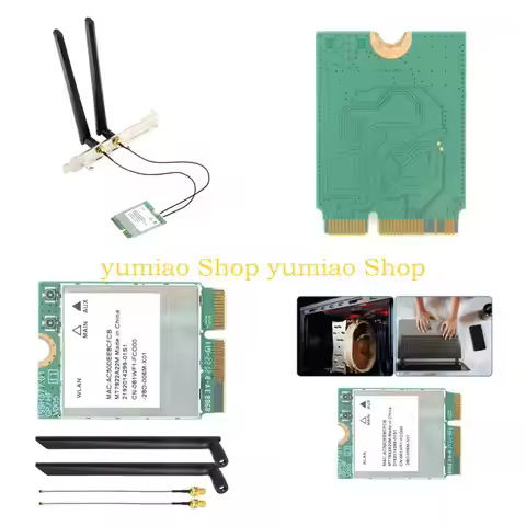 587B Advanced MT7922 WiFi 6E Card M.2 Triple Band 6GHz/5GHz/2.4GHz