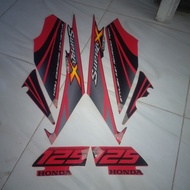 Striping Stiker Polet Supra X 125D 2008 Original 