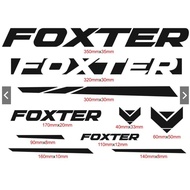 ◊∋FOXTER Bike Carbon Fiber Vinyl Sticker Decal for Mountain Bike Stickers and Road Cycling Decals