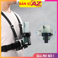 Dây Đeo Ngực Dùng Đầu Kẹp Ốc Siêt Có Pass Chữ L Xoay 360 Độ Kèm Lưới Chống Rung Cao Cấp