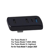 Glove Box Docking Station for Tesla Model 3 Y 3+ Y Juniper USB Hub Ports Car 4-in-1 USB Extender Cha