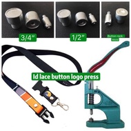 Id lace button logo press & id button logo die mold-3/4'' & 1'' , rock mold (revits mold)